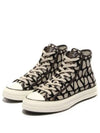 Men's Iconographe Canvas High Top Sneakers Beige - VALENTINO - BALAAN 2