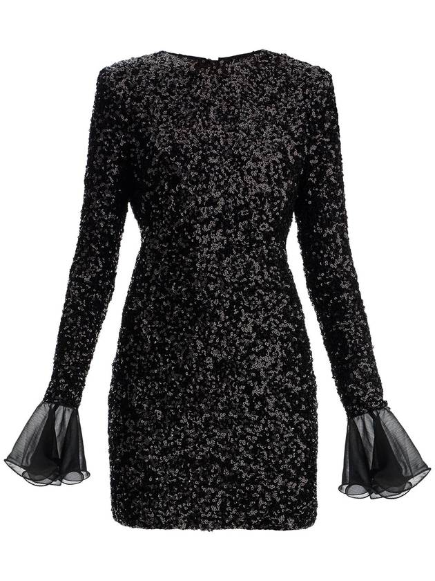 "open-back sequin mini dress - ROTATE - BALAAN 1