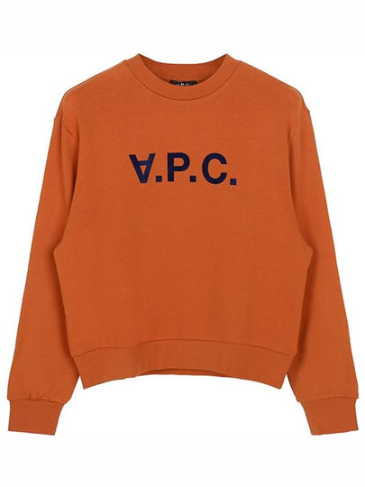 Elisa Logo Print Sweatshirt Brick Red - A.P.C. - BALAAN 2