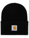 WIP Watch Hat Beanie Black I020222 89XX - CARHARTT - BALAAN 2