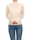 Sax High Neck Knit Turtleneck Ivory - MAX MARA - BALAAN 6