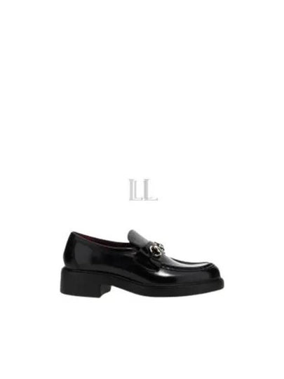 Horsebit Leather Loafer Black - GUCCI - BALAAN 2