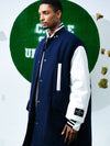 Reversible Wool Blend Varsity Coat NAVY - C.O.M.E - BALAAN 1