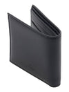 Men's VLTN Logo Half Wallet Black - VALENTINO - BALAAN 4