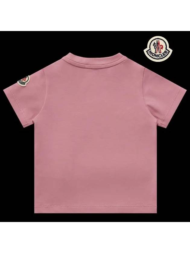 Baby Girl T shirt Leggings Top and Bottom Set Pink 8C00022 8790N 525 - MONCLER - BALAAN 5