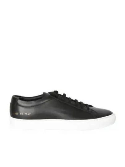 Achilles White Sole Low Top Sneakers Black - COMMON PROJECTS - BALAAN 2