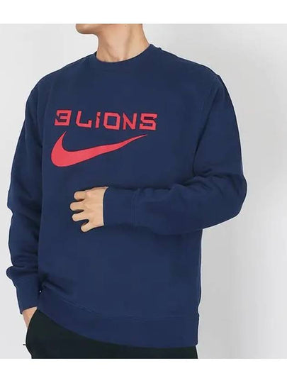 England Club Crew Sport Long Sleeve T-Shirt Navy - NIKE - BALAAN 2