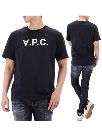 Standard Grand VPC Short Sleeve T-Shirt Navy - A.P.C. - BALAAN 2