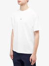 Men's Kyle Logo Print Cotton Jersey Short Sleeve T-Shirt  White - A.P.C. - BALAAN 3