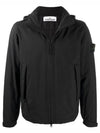 Wappen Soft Shell Hooded Jacket Black - STONE ISLAND - BALAAN 2