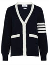 Thome Browne 4 Bar Cardigan Navy - THOM BROWNE - BALAAN 2