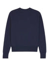 Women's Baby Fox Patch Regular Knit Top Deep Navy - MAISON KITSUNE - BALAAN 3