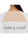 Golf wear women s innerwear long sleeve t shirt MLW 3A AU04 WHITE - MARK & LONA - BALAAN 8