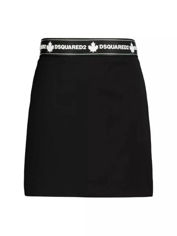 banded logo skirt - DSQUARED2 - BALAAN 1