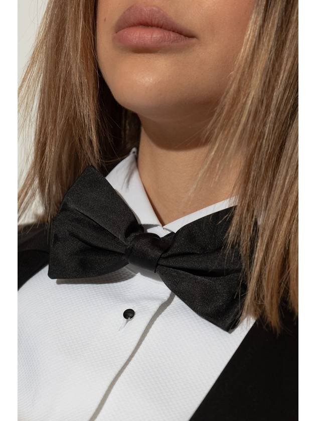 Men s Silk Satin Bow Tie Black - DOLCE&GABBANA - BALAAN 3