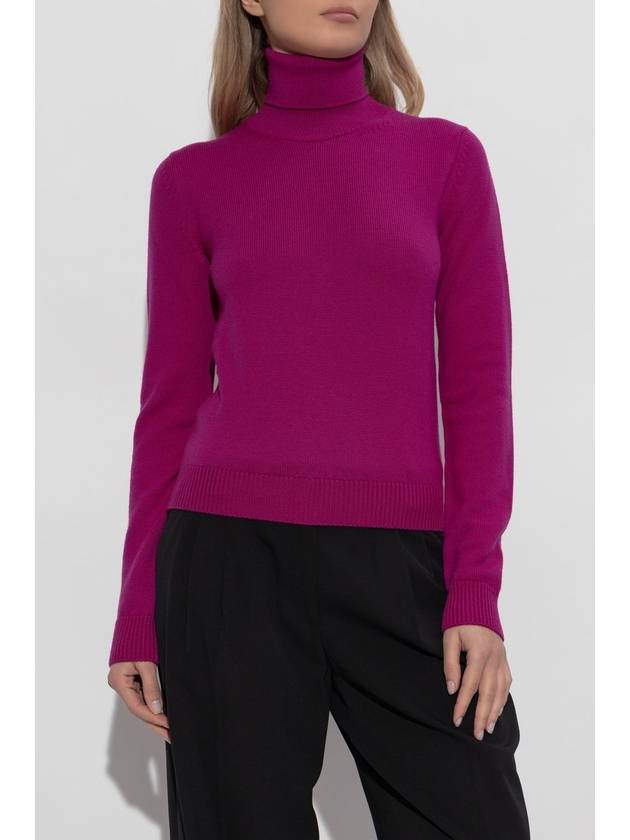 Dolce & Gabbana Wool Turtleneck, Women's, Purple - DOLCE&GABBANA - BALAAN 3