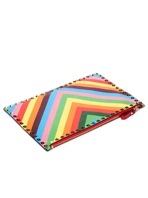 Rockstud Clutch 1973IW2P0269PSE P07 Rainbow - VALENTINO - BALAAN 5