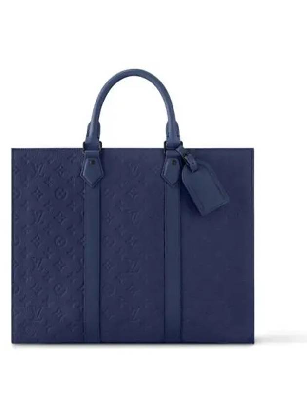 Sac Plat 24H Tote Bag Navy - LOUIS VUITTON - BALAAN 2