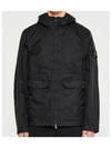 Membrana 3L TC Hooded Jacket Black - STONE ISLAND - BALAAN 5