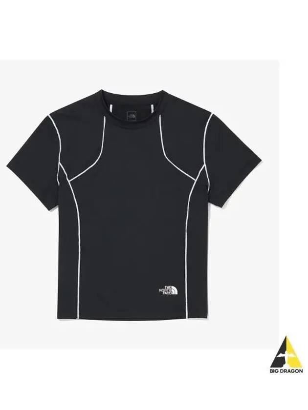 The North Face NT7UQ35A Women s Ice Gear Line Short Sleeve Round Tee - THE NORTH FACE - BALAAN 1