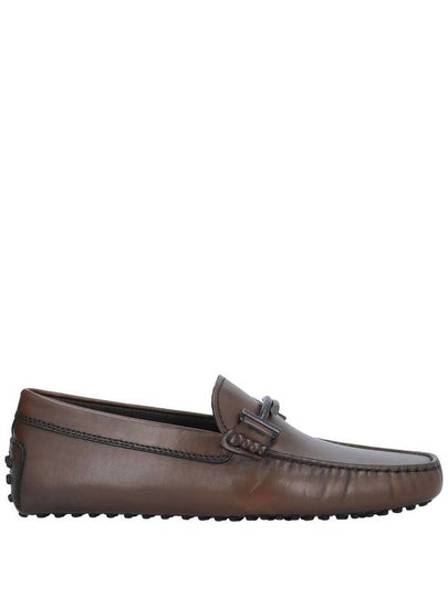 Gommino Double T Driving Shoes Brown - TOD'S - BALAAN 2