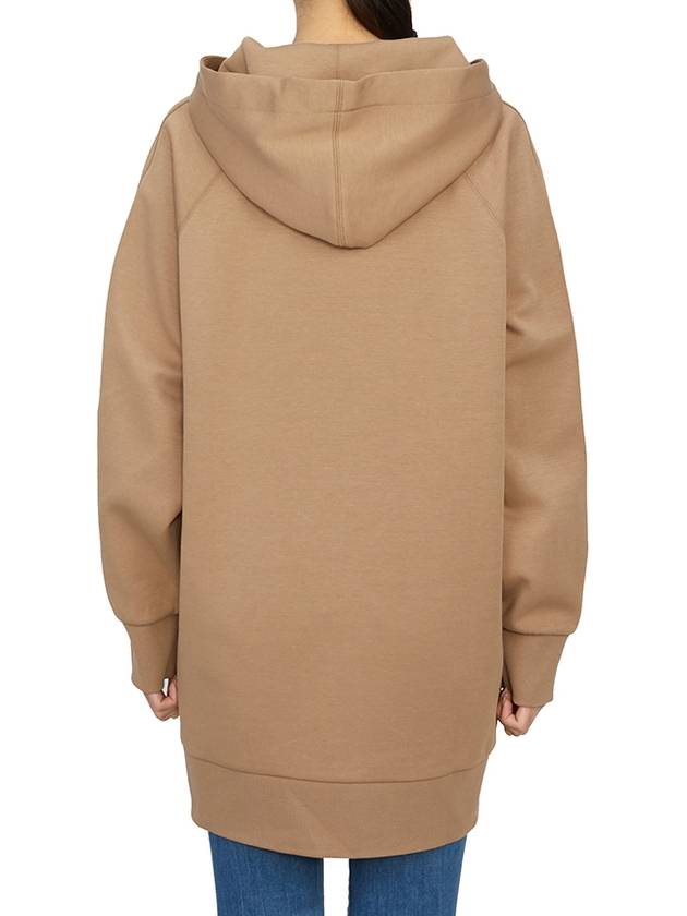 Ospite Embroidered Logo Hoodie Camel - MAX MARA - BALAAN 4