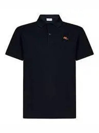 Cotton Polo Shirt Black - ETRO - BALAAN 2