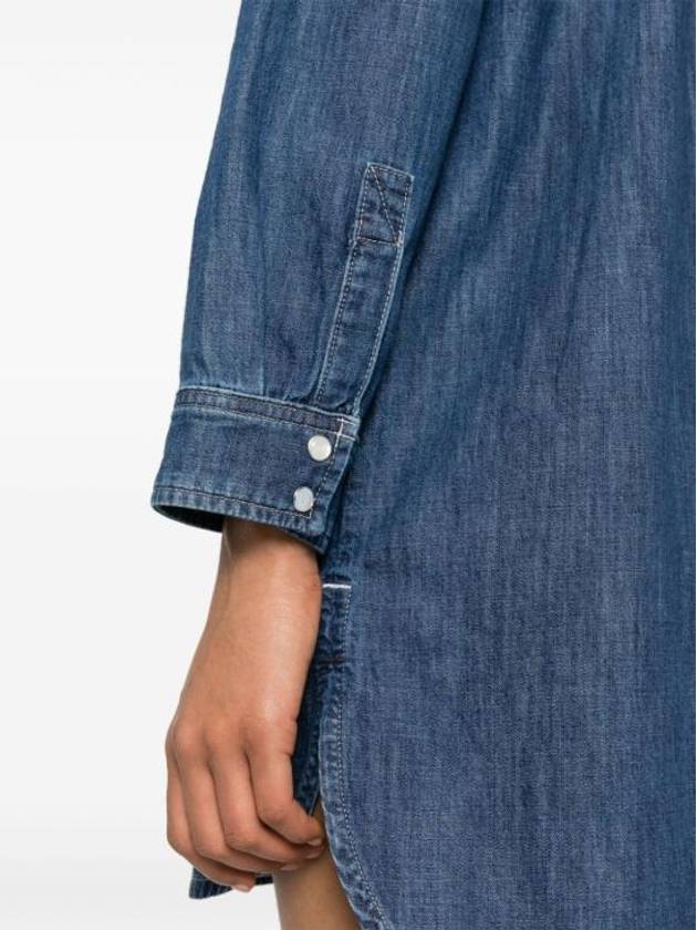 Robe Texas Short Dress Indigo Delave - A.P.C. - BALAAN 5