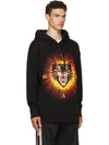 Angry cat embroidery hooded sweatshirt overfit 475531 X5U90 1032 - GUCCI - BALAAN 4