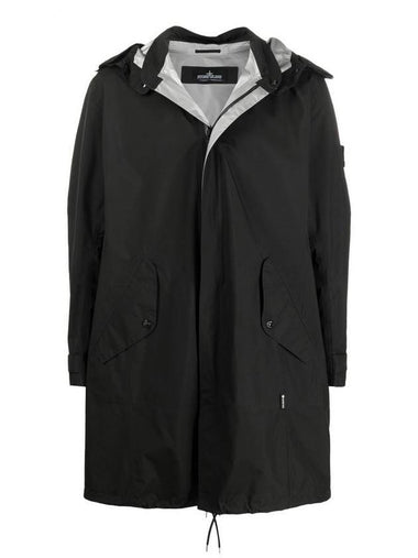 Waffen Shadow Project Gore-Tex Hooded Parka Black - STONE ISLAND - BALAAN 1