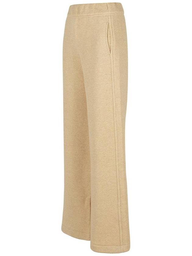 Max Mara 'Jogger' Beige Cotton Blend Pants - MAX MARA - BALAAN 2