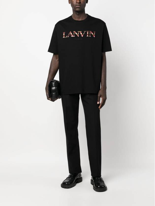 24FW T-Shirt RMTS0010J207A2310 Black - LANVIN - BALAAN 3