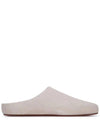 Tomori Suede Slippers Classic Beige - LORO PIANA - BALAAN 1