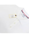 RWB Pocket Interlock Cotton Short Sleeve Polo Shirt White - THOM BROWNE - BALAAN 6