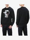 Steve McQueen Print Neoprene Sweatshirt Black - NEIL BARRETT - BALAAN 4