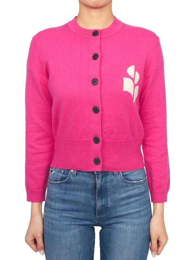 Newton Cotton Cardigan Pink - ISABEL MARANT ETOILE - BALAAN 2