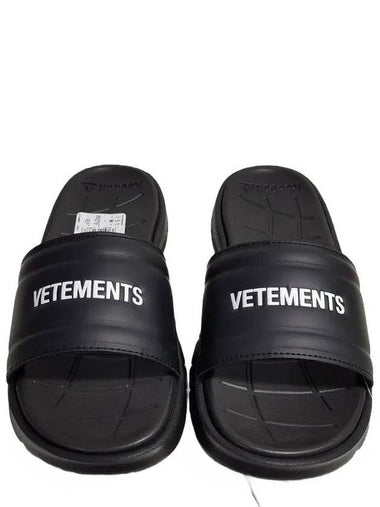 XReebok USSRE4 BLACK WHTITE Women's Slippers - VETEMENTS - BALAAN 1