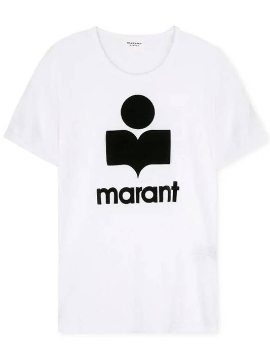 Women's Coldy White T-Shirt TS0004FA A1N09E 20WH - ISABEL MARANT - BALAAN 1