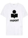 Women's Coldy White T-Shirt TS0004FA A1N09E 20WH - ISABEL MARANT - BALAAN 3