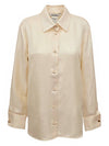 Toano Toano Silk Shirt White - MAX MARA - BALAAN 2