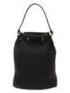 Logo Jacquard Duet Bucket Bag Black - PRADA - BALAAN 4