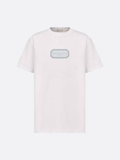 Couture Relaxed Fit Short Sleeve T-Shirt White - DIOR - BALAAN 2