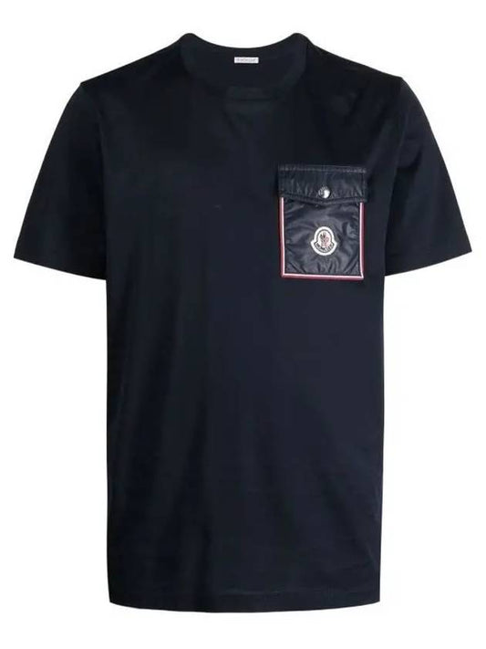 pocket patch logo short sleeve t-shirt navy - MONCLER - BALAAN 2