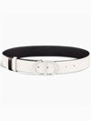 30 Montaigne Reversible Belt White Black - DIOR - BALAAN 5