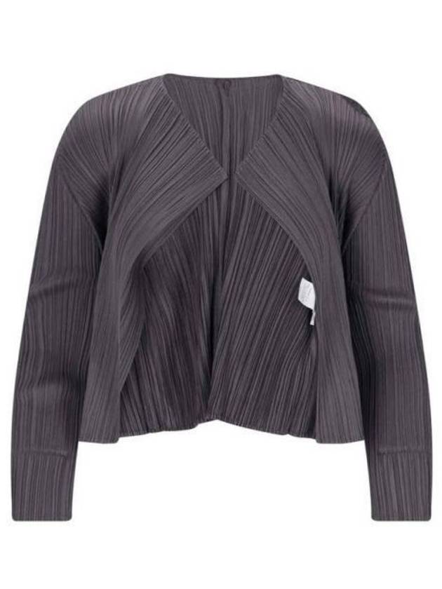 Monthly Color September Cardigan Dark Grey - ISSEY MIYAKE - BALAAN 2