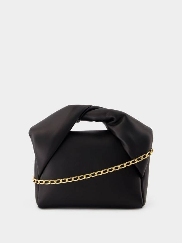 Small Twister Crossbody - J.W. Anderson - Leather - Black - JW ANDERSON - BALAAN 3