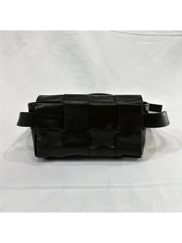 MINI Intreccio Glossy Leather Cassette Belt Bag Camping - BOTTEGA VENETA - BALAAN 9