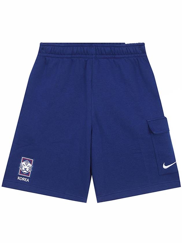 AS Korea NSW Club BB Cargo Shorts Blue - NIKE - BALAAN 1