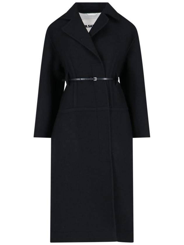 Belted Wool Coat J04AA0004J40020 - JIL SANDER - BALAAN 2