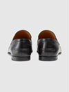 Jordaan Leather Loafers Black - GUCCI - BALAAN 4